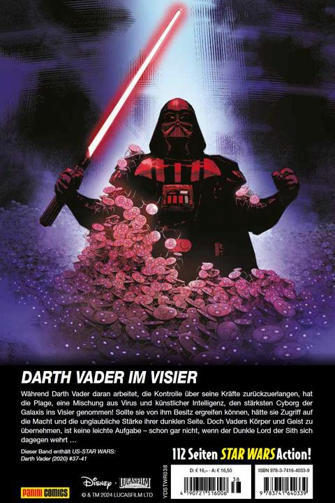 Immagine prodotto Panini Star Wars Comics: Darth Vader - Dunkle Droiden (Tedesco, Raffaele Ienco, Greg Pak, 2024)