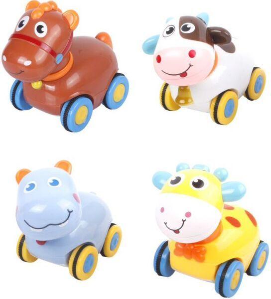 Actual product image Spielmaus Baby push toys with friction, assorted