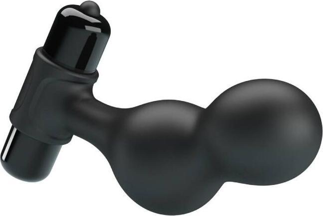 Actual product image Mr. Play Mr Play - Vibrating Silicone Anal Plug Black