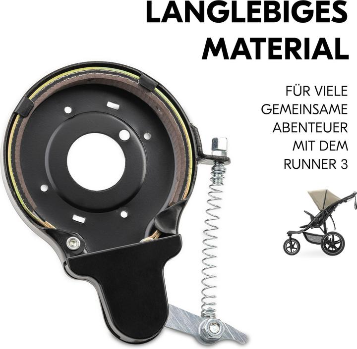 Produktbild Hauck Ersatzteil Bremsen Kit Runner 3 Schwarz