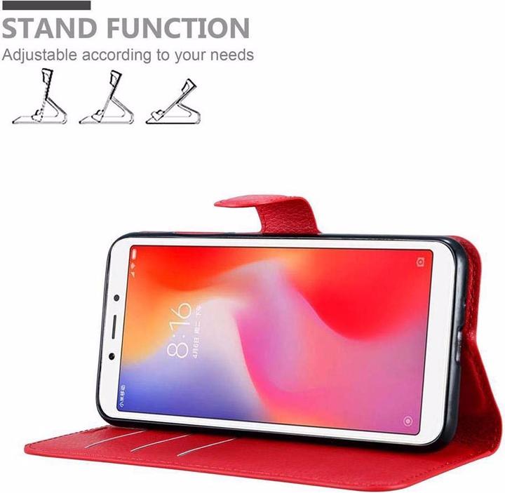 Produktbild Cadorabo Book mit Standfunktion Cover (Xiaomi Redmi 6)