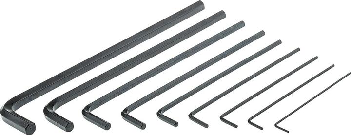Actual product image Rs Pro 9pcs L-shape metric long arm hex key set