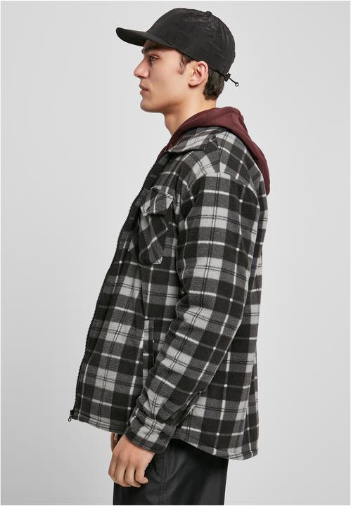 Actual product image Urban Classics Plaid Teddy Lined Shirt Jacket (4XL)