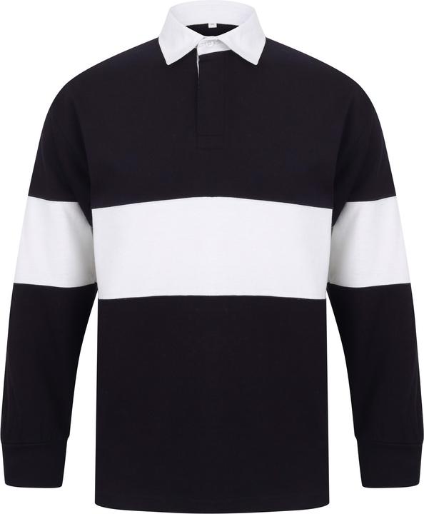 Front Row Rugbyshirt mit Kontraststreifen
