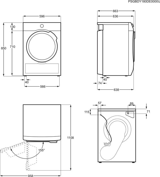 Image du produit Electrolux TWSL4IE500 (9 kg, Modifiable)