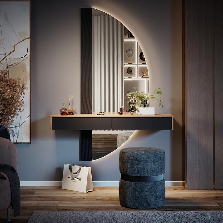 Actual product image Vicco Melisa with lighting (120 x 40 x 161 cm)