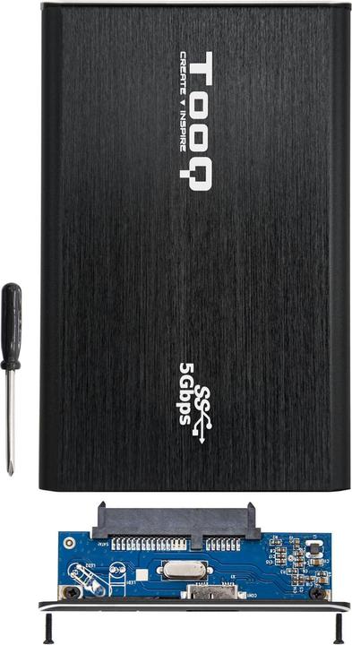 Image du produit Tooq Technology CAJA EXTERNA TQE-2529B 2,5" 7 MM SATA USB 3.0 UASP NEGRA (2.5")