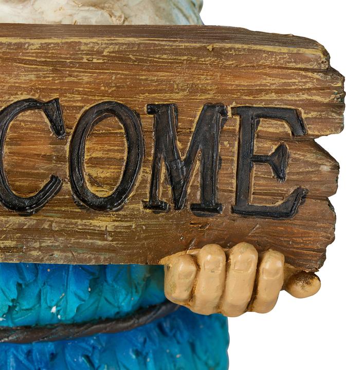 Actual product image Relaxdays Garden Gnome?Welcome?