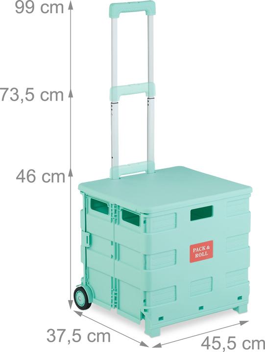 Image du produit Relaxdays Chariot-de-courses