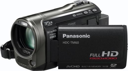 Panasonic HDC-TM60-K, Full-HD Dual Flash Camcorder, 16GB