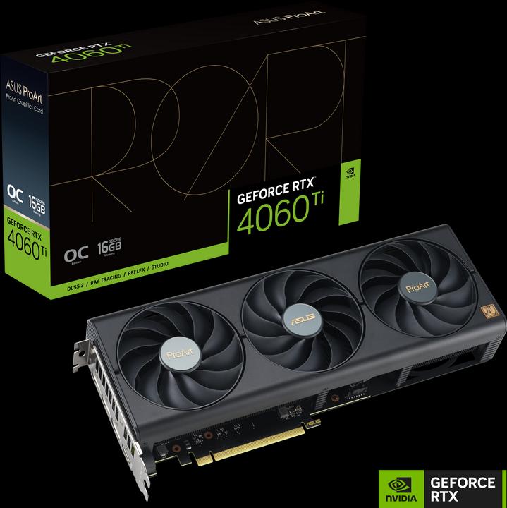Actual product image ASUS ProArt RTX 4060 TI 16GB OC Edition (16 GB)