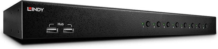 Produktbild Lindy DVI-I Single Link, USB 2.0 Audio KVM Switch Pro 8 Port