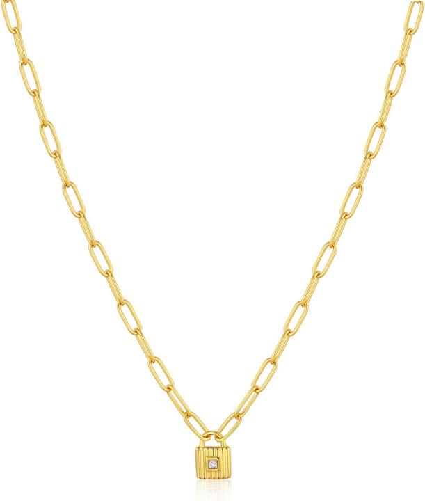 Produktbild Ania Haie Gold Chunky Padlock Halskette (925er Silber, 40 cm)
