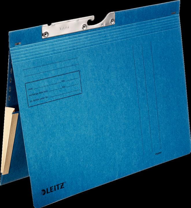 Image du produit Leitz Classeur à levier, avec pochette extensible, A4, bleu (A4, 50 x)