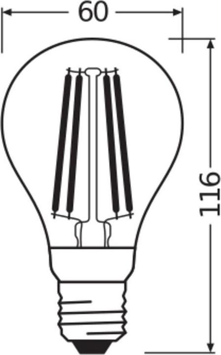 Image du produit Osram Led Motion Sensor Classic A Filament (E27, 7.30 W, 806 lm, 1 x, E)