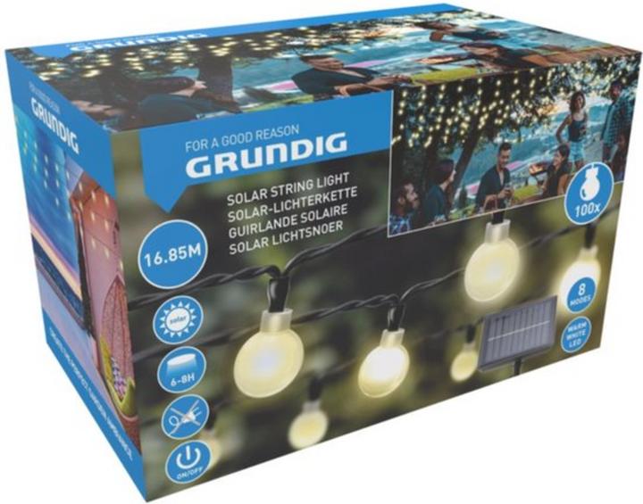 Immagine prodotto Grundig Lampadina solare 100pc bianco caldo LE (16.85 m)