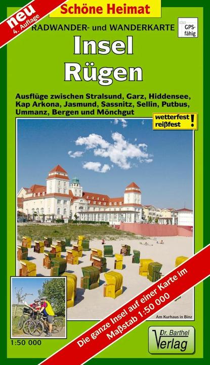 Actual product image Island of Rügen cycling and hiking map 1 : 50 000 50000