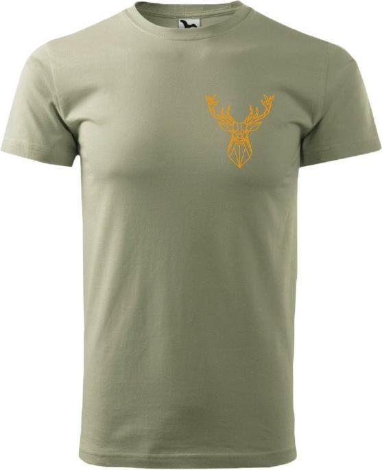 Togo Koszulka męska khaki, jeleń O, XXL (XXL)
