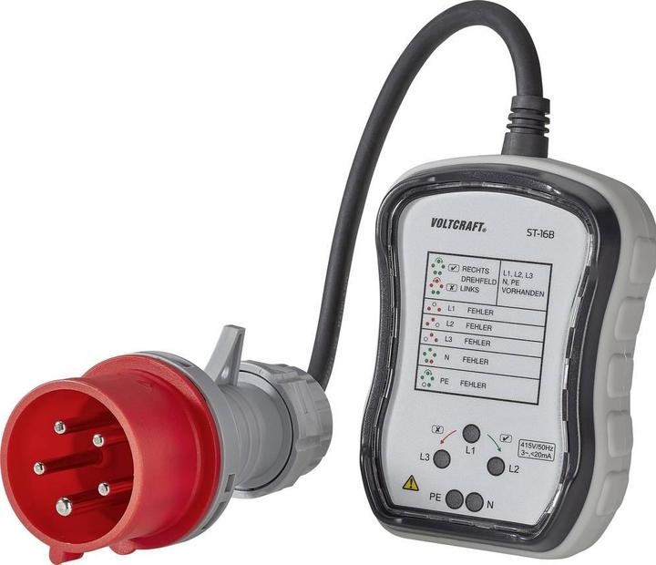 Actual product image Voltcraft Socket tester (CAT III 300V)