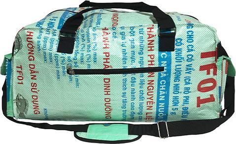 Image du produit Bekos Upcycling - Sac de sport extra large fabriqué à partir de sacs d'aliments pour poissons recyclés (80 l)