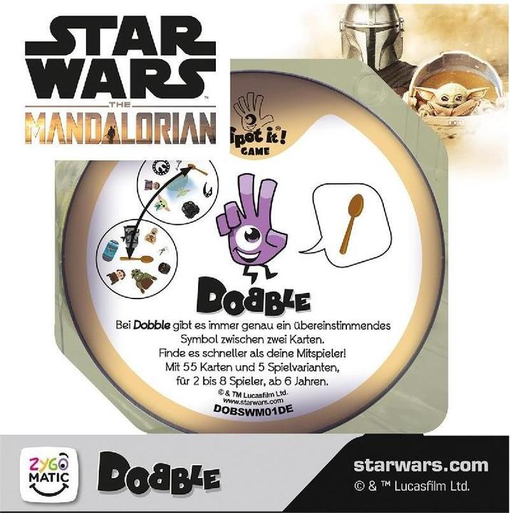 Produktbild Asmodée Dobble Star Wars The Mandalorian (Deutsch)