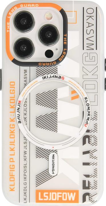 Actual product image PhoneLook Case MWK Cyber Grid silicone with MagSafe (Apple iPhone 15 Pro Max)