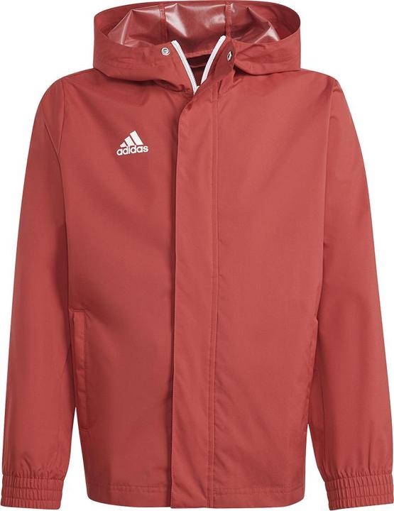 Actual product image adidas Kids jacket Entrada 22 All-Weather red IK4013 (116cm) (116)