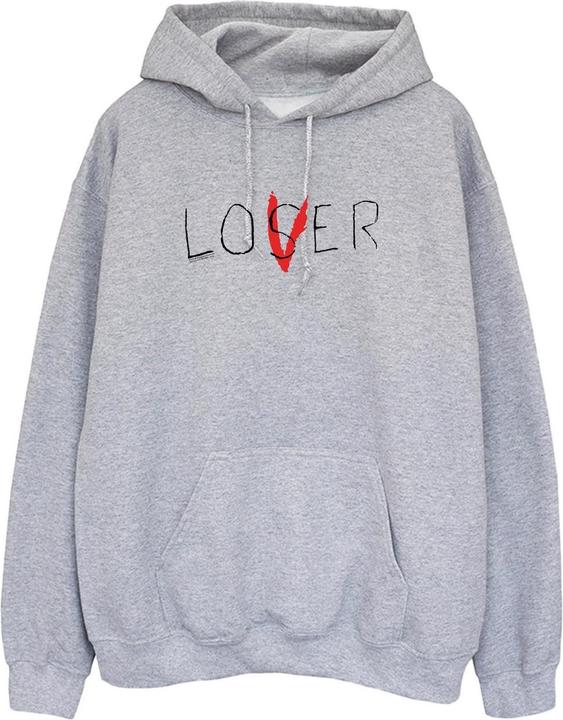 Actual product image Universal Textiles Womens/Ladies Loser Lover Heather Hoodie (M)