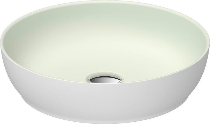 Duravit Sivida Aufsatzwaschtisch, rund, 400x400mm, ohne Hahnloch, ohne Überlauf (400 mm, 400 mm)