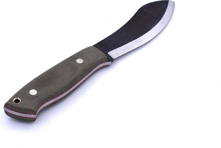 Actual product image Brisa Nessmuk 125 Green Micarta Scandi Firesteel (12.50 cm)