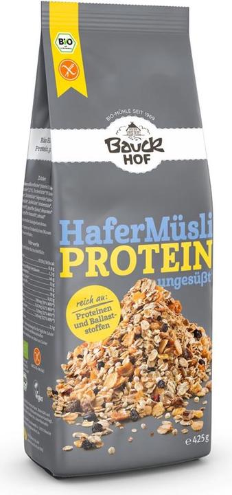 Produktbild Bauckhof Hafer Müsli Protein ungesüsst Bio (425 g)