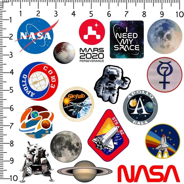 Immagine prodotto Nasa Toppe Adesivi Misura Confezione 50