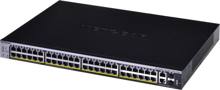Actual product image Netgear GS752TXP: 48 Port Smart Switch (52 ports)