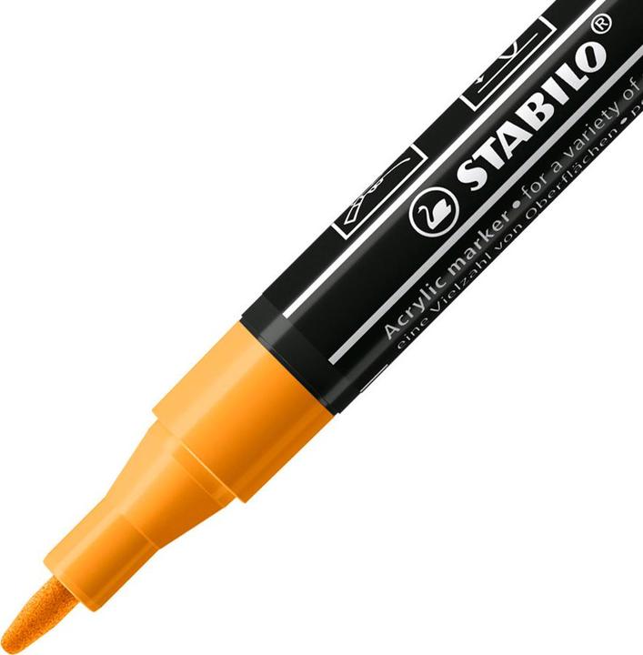 Immagine prodotto STABILO Gratis (Arancia, Pink, Verde, Nero, Purple, Bianco, 2 mm, 5 x)