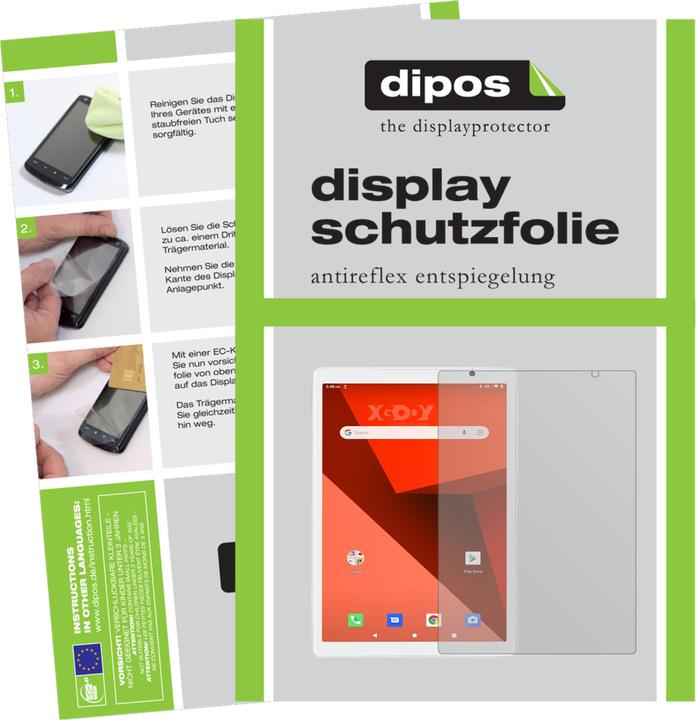 Produktbild Dipos Displayschutzfolie Antireflex (2 Stück, Xgody Y101)