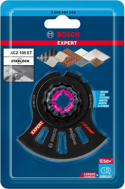 Productafbeelding Bosch Professional Zubehör EXPERT Multiial Hardmetalen segmentzaagblad 1 st.