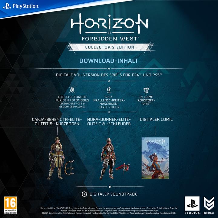 Produktbild Sony Horizon Forbidden West Collectors Edition (PS5, PS4, EN)