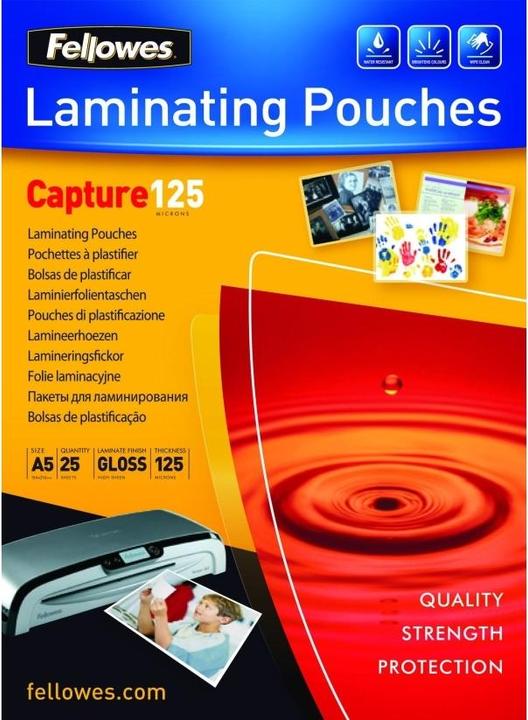 Immagine prodotto Fellowes Catturare 125 (A5, 25 Pezzo/i, 125 µm)