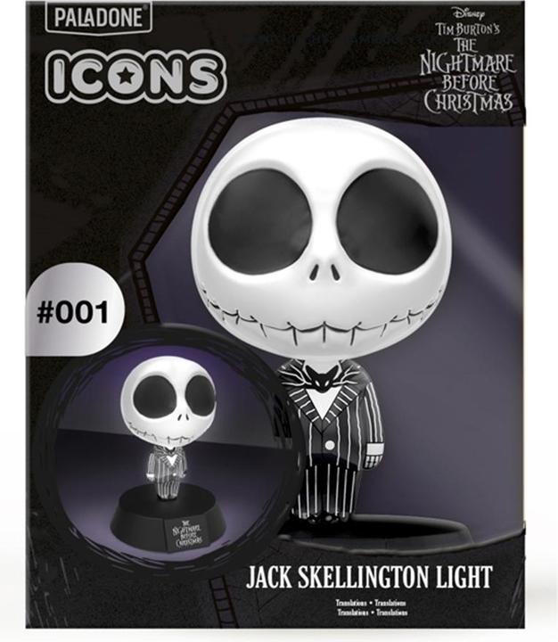 Actual product image Paladone Products L'Étrange Noël de monsieur Jack - Lampe Icon Jack Skellington