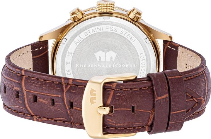 Image du produit Hommes Chronographe Karthago II Cuir véritable Marron - 31950 (Chronographe, 43 mm)