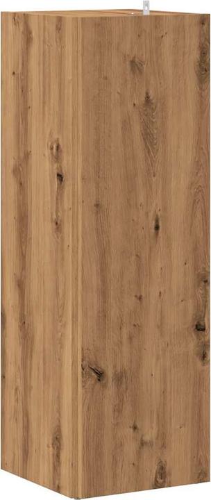 Produktbild VidaXL Eckregal Artisan-Eiche 33x33x100 cm Holzwerkstoff Eckschrank Regal (33 x 33 x 100 cm)