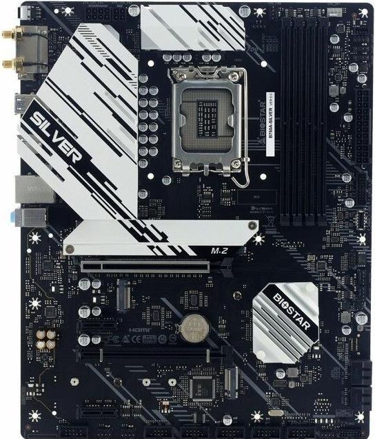 Produktbild Biostar MB B760A-Silver (B760,S1700,ATX,Intel) (LGA 1700, Intel B760, ATX)