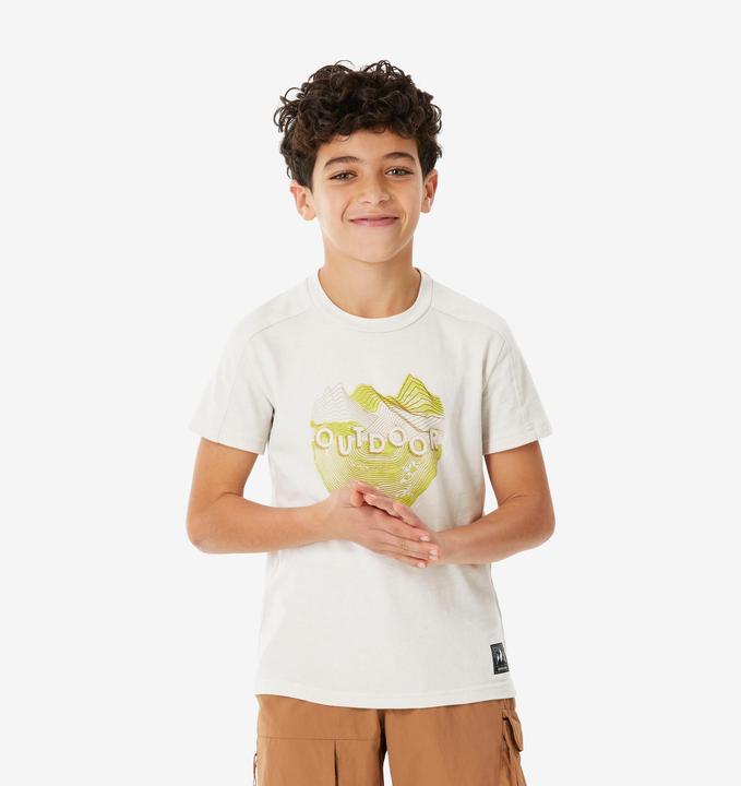 Quechua Wander-T-Shirt NH100 Kinder Gr. 122–170 beige