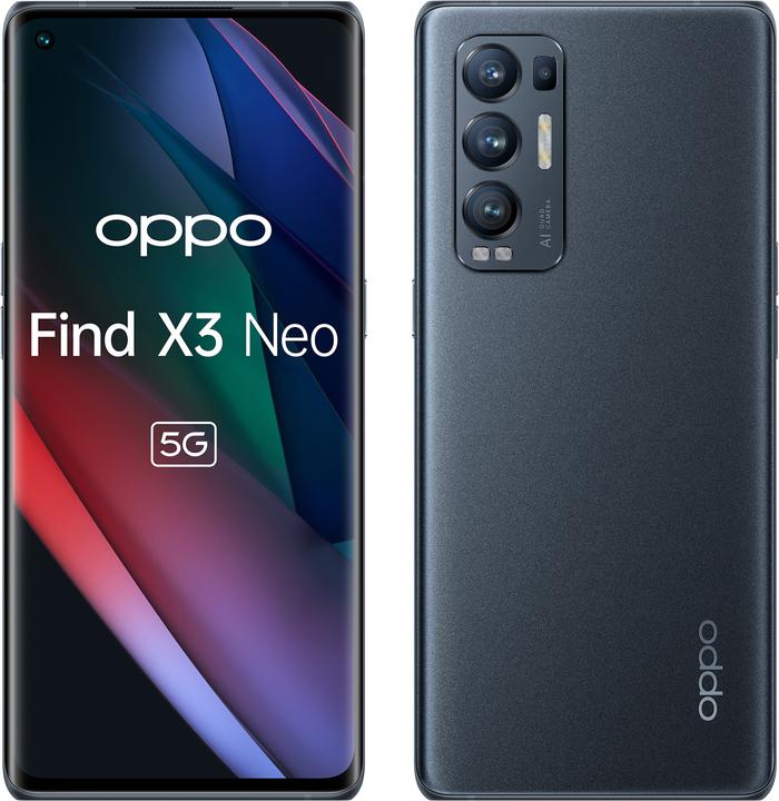 Immagine prodotto OPPO Trova X3 Neo 5G (256 GB, Starlight Black, 6.55", Doppia SIM, 50 Mpx, 5G)