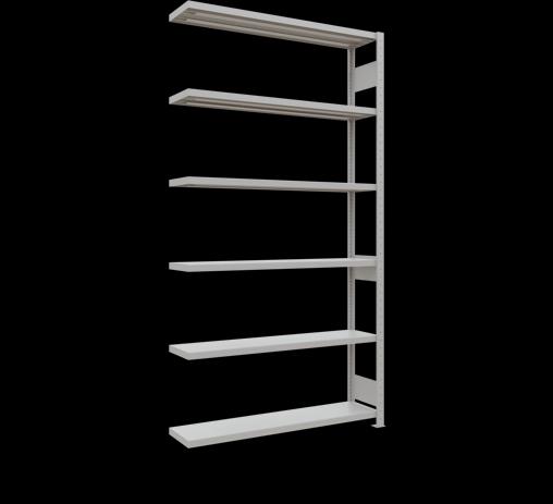 Stecksystem Anbauregal MULTIplus250 mit Längenriegel