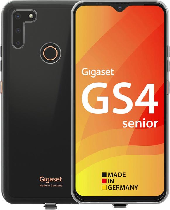 Produktbild Gigaset GS4 Senior (64 GB, Deep Black, 6.30", Dual SIM + SD, 16 Mpx, 4G)