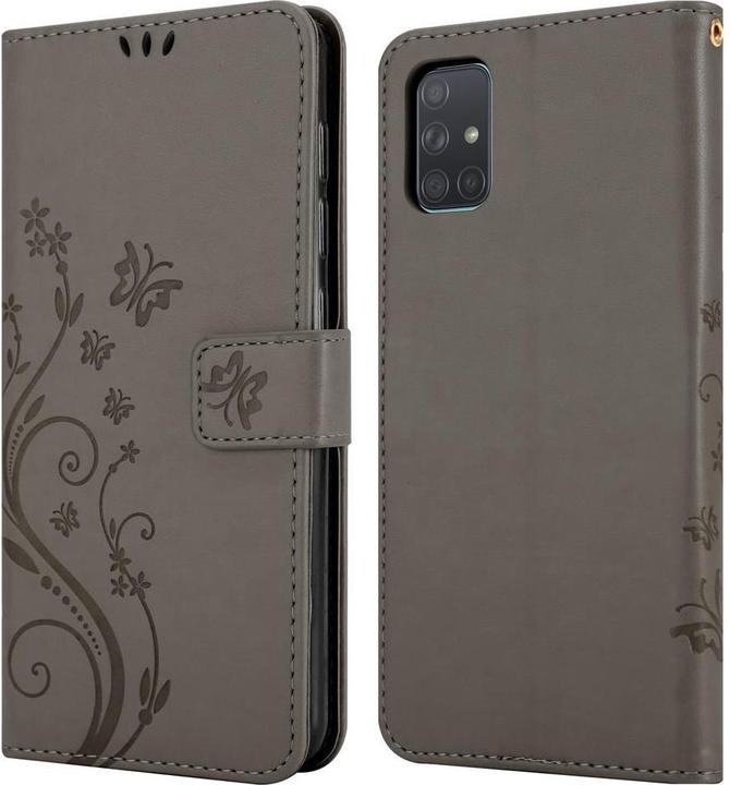 Actual product image Cadorabo Flower Book Cover (Samsung Galaxy A71)