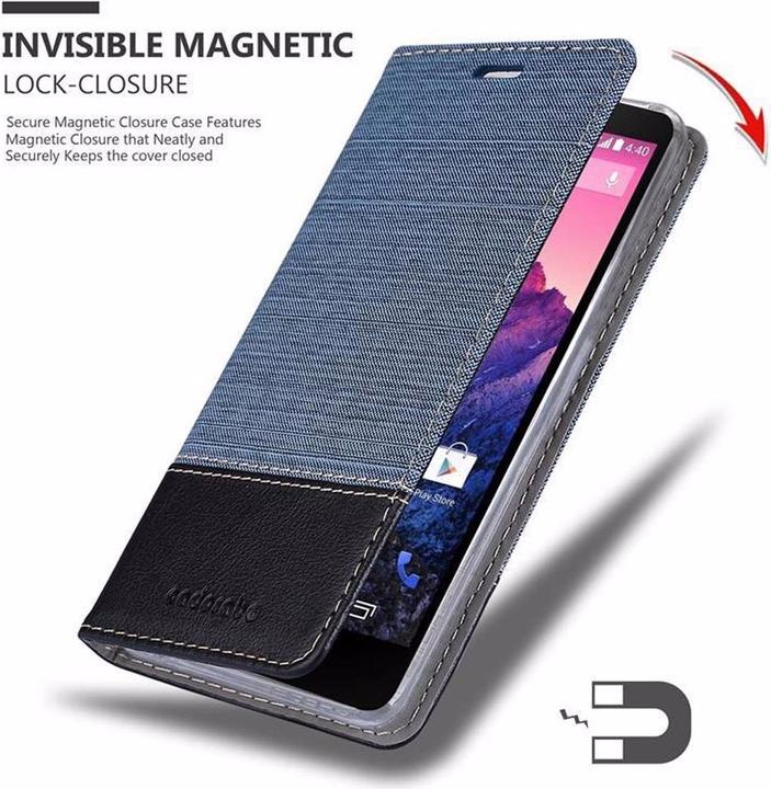 Produktbild Cadorabo Book Jeans Optik Cover (LG Nexus 5)