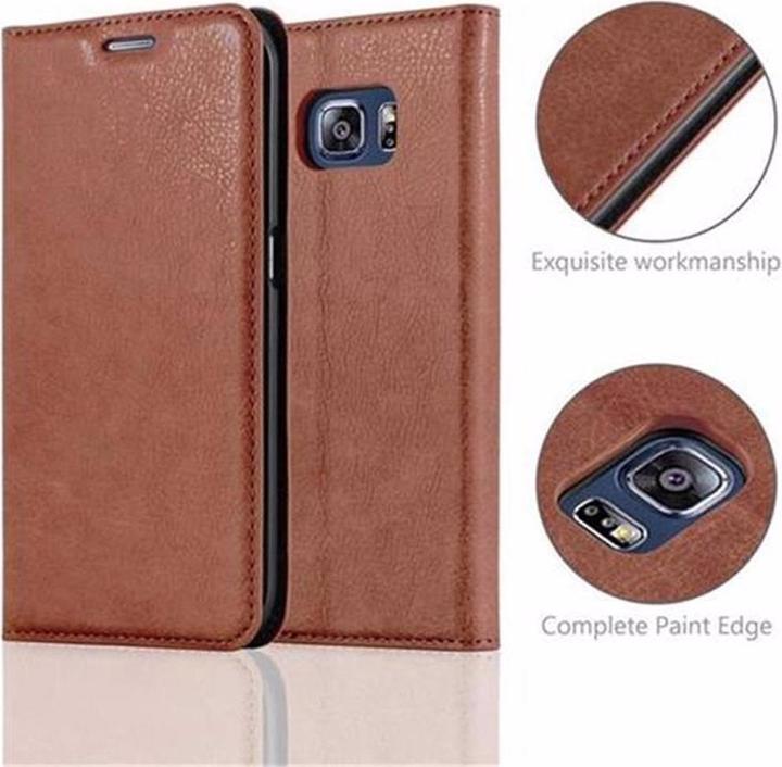 Productafbeelding Cadorabo Boek Onzichtbare Magneethoes (Samsung Galaxy S6 Edge)