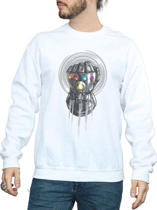 Actual product image Mens Avengers Infinity War Power Fist Sweatshirt (L)